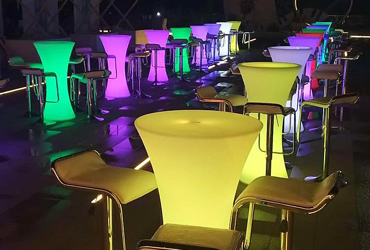 發光吧桌椅租賃